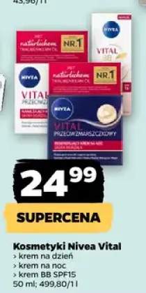 Kosmetyki Nivea Vital krem na dzień krem BB SPF15