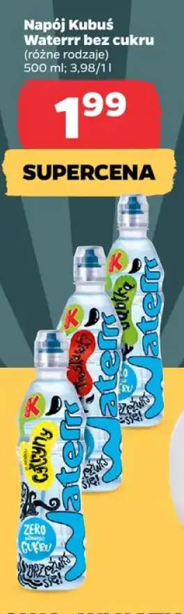 Napój Kubuś Waterrr bez cukru