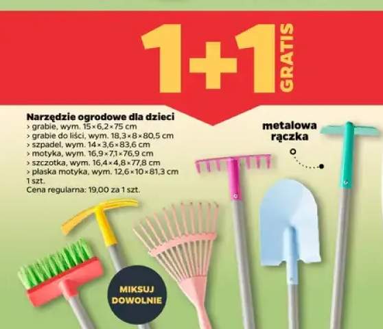 Narzędzie ogrodowe dla dzieci