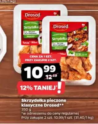 Skrzydełka pieczone klasyczne Drosed