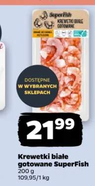 Krewetki białe gotowane SuperFish