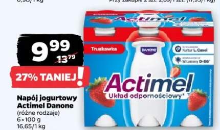 Napój jogurtowy Actimel Danone