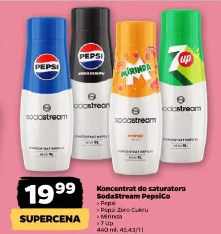 Koncentrat do saturatora SodaStream Pepsi Zero Cukru