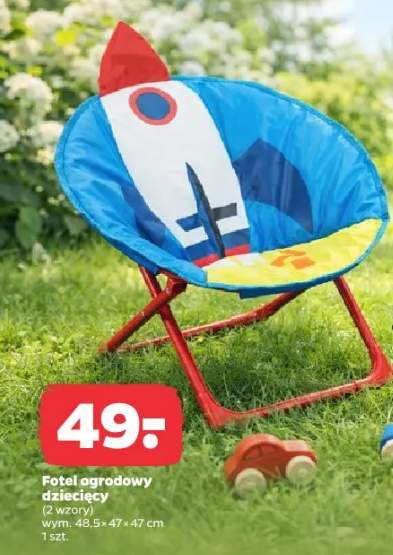 Fotel ogrodowy dziecięcy 48,5x47x47cm