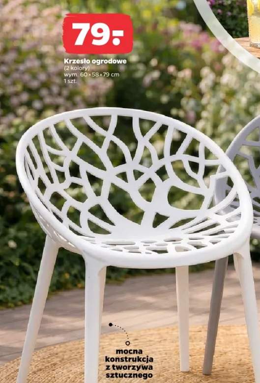 Krzesło ogrodowe 60x58x79cm