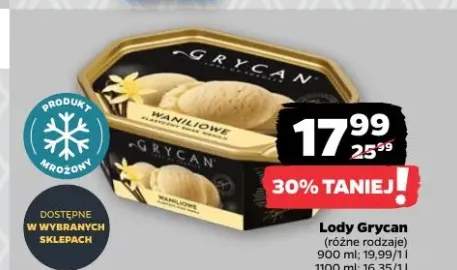 Lody Grycan waniliowe