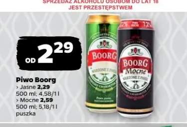 Piwo Boorg Mocne
