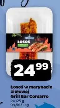 Łosoś w marynacie ziołowej Grill Bar Corsarro