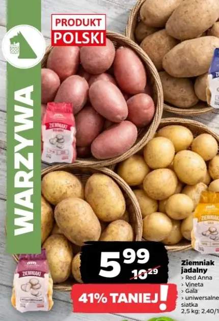 Ziemniak jadalny uniwersalne siatka polski