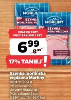 Szynka morlińska wędzona Morliny