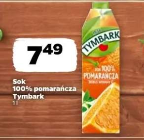 Sok 100% pomarańcza Tymbark