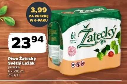 Piwo Žatecký Světlý Ležák puszka