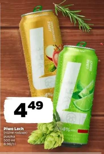 Piwo Lech Apple Lemongrass
