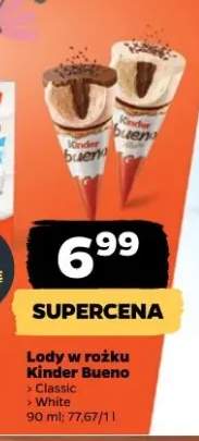 Lody w rożku Kinder Bueno Classic