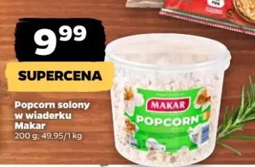 Popcorn solony w wiaderku Makar