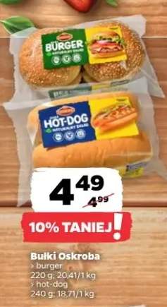 Bułki burger Oskroba