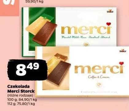 Czekolada Merci Storck