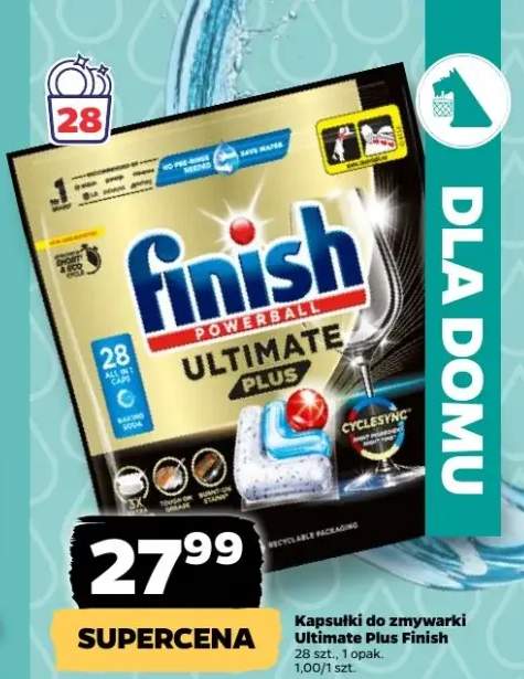 Kapsułki do zmywarki Ultimate Plus Finish Powerball