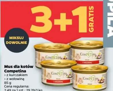 Mus dla kotów z kurczakiem Competina