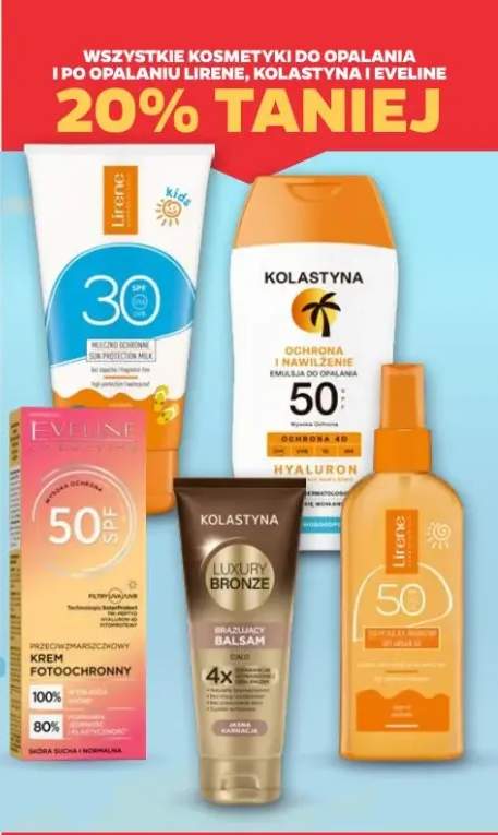 Kosmetyki do opalania i po opalaniu Eveline