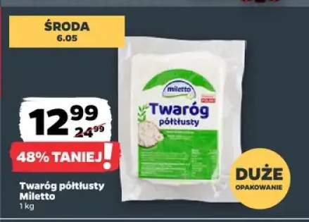 Twaróg półtłusty Miletto