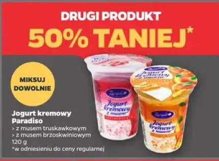Jogurt kremowy z musem brzoskwiniowym Paradiso
