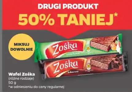 Wafel Zośka orzechowy