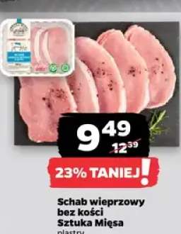 Schab wieprzowy bez kości Sztuka Mięsa plastry