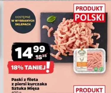 Paski z fileta z piersi kurczaka Sztuka Mięsa polskie