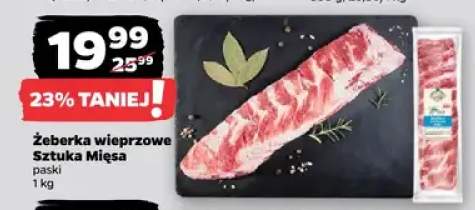 Żeberka wieprzowe Sztuka Mięsa paski