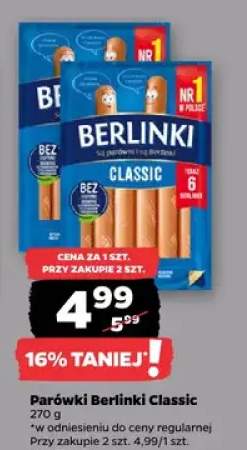 Parówki Berlinki Classic