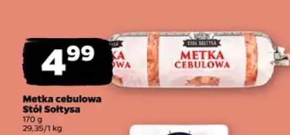 Metka cebulowa Stół Sołtysa