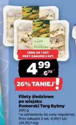 Filety śledziowe po wiejsku Pomorski Targ Rybny
