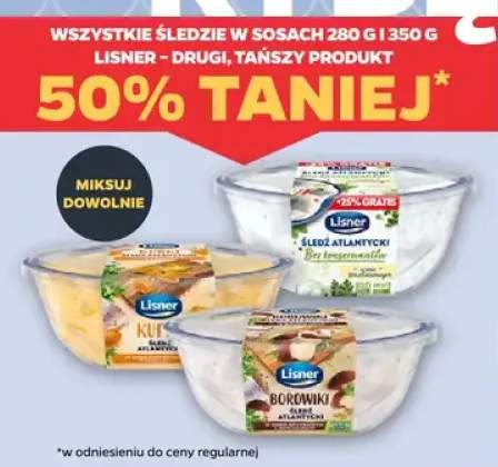 Śledź atlantycki w sosie Lisner