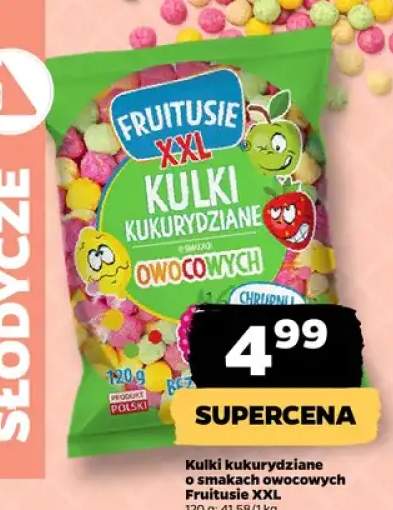Kulki kukurydziane o smakach owocowych Fruitusie XXL