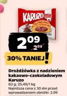 Drożdżówka z nadzieniem kakaowo-czekoladowym Karuzo