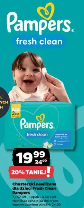 Chusteczki nawilżane dla dzieci Fresh Clean Pampers