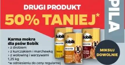Karma mokra dla psów Bobik z wołowiną i warzywami