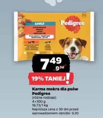Karma mokra dla psów Pedigree