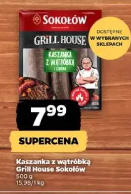 Kaszanka z wątróbką Grill House Sokołów