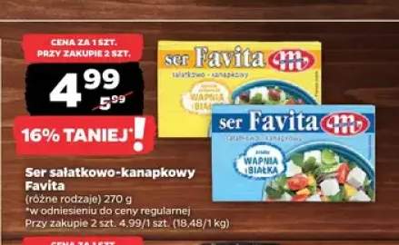 Ser sałatkowo-kanapkowy Favita