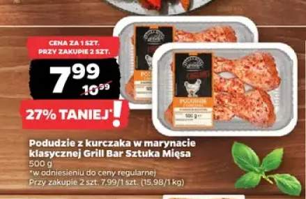 Podudzie z kurczaka w marynacie klasycznej Grill Bar Sztuka Mięsa