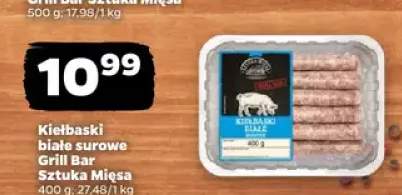Kiełbaski białe surowe Grill Bar Sztuka Mięsa