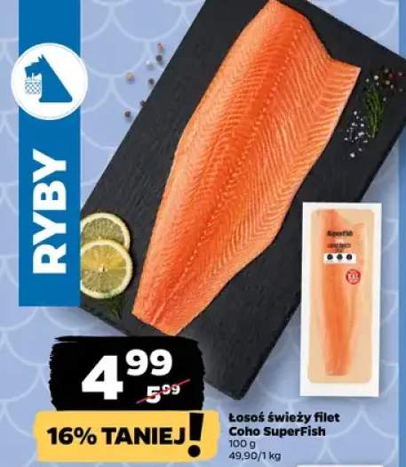 Łosoś świeży filet Coho SuperFish