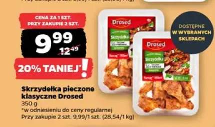 Skrzydełka pieczone klasyczne Drosed