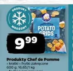 Produkty Chef de Pomme frytki zakręcone mrożone
