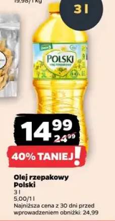 Olej rzepakowy Polski