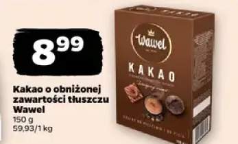 Kakao o obniżonej zawartości tłuszczu Wawel