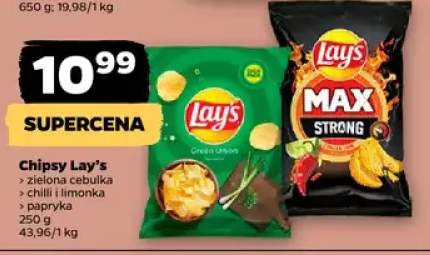Chipsy Lay's zielona cebulka