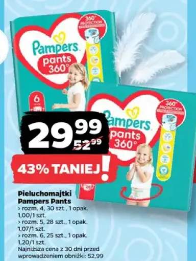 Pieluchomajtki Pampers Pants rozm. 5 28szt